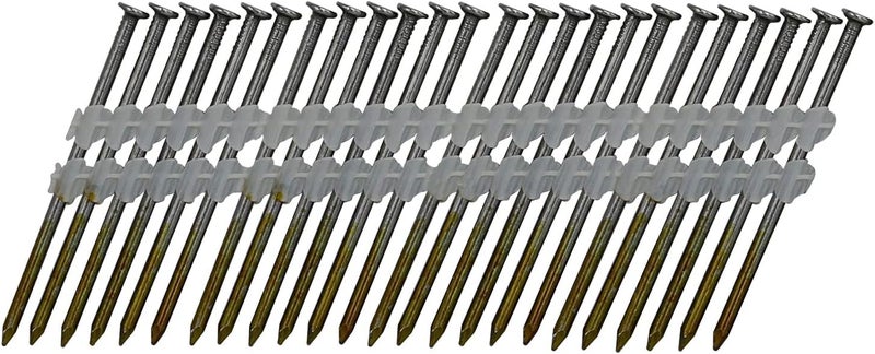 NuMax 21° .131" x 3" Plastic Collated Bright Framing Nails – Smooth Shank – Full Round Head – 500 Count – Durable Nails for Framing, Decking & Subfloors – FRN.131-3B500 - Image 2